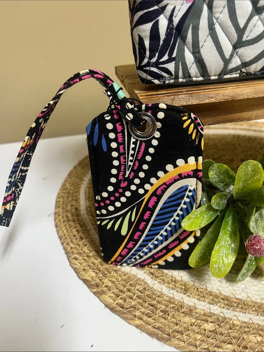 Bundle Vera Bradley mini wallet, luggage tag,small coin purse & travel wallet